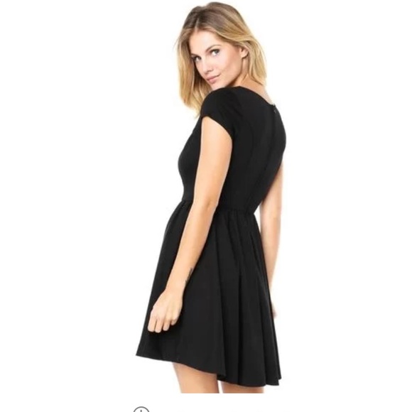 Guess Cutout Neckline Fit & Flare Midi Dress - Picture 3 of 8